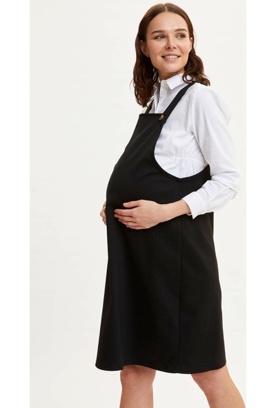 Hamile Salopet Elbise