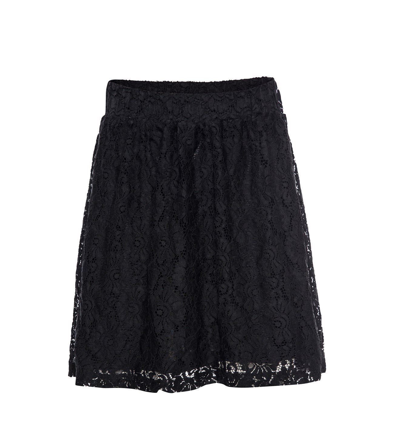 Dantel Mini Etek Siyah